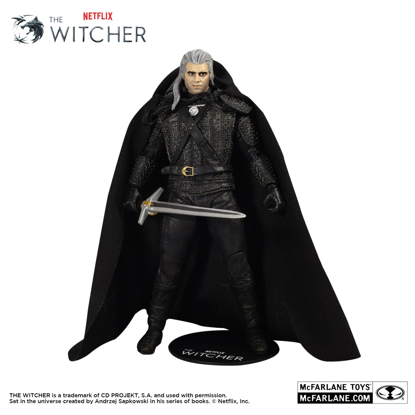 McFarlane Toys: The Witcher - Geralt of Rivia (Season 1) - 7IN Action Figure