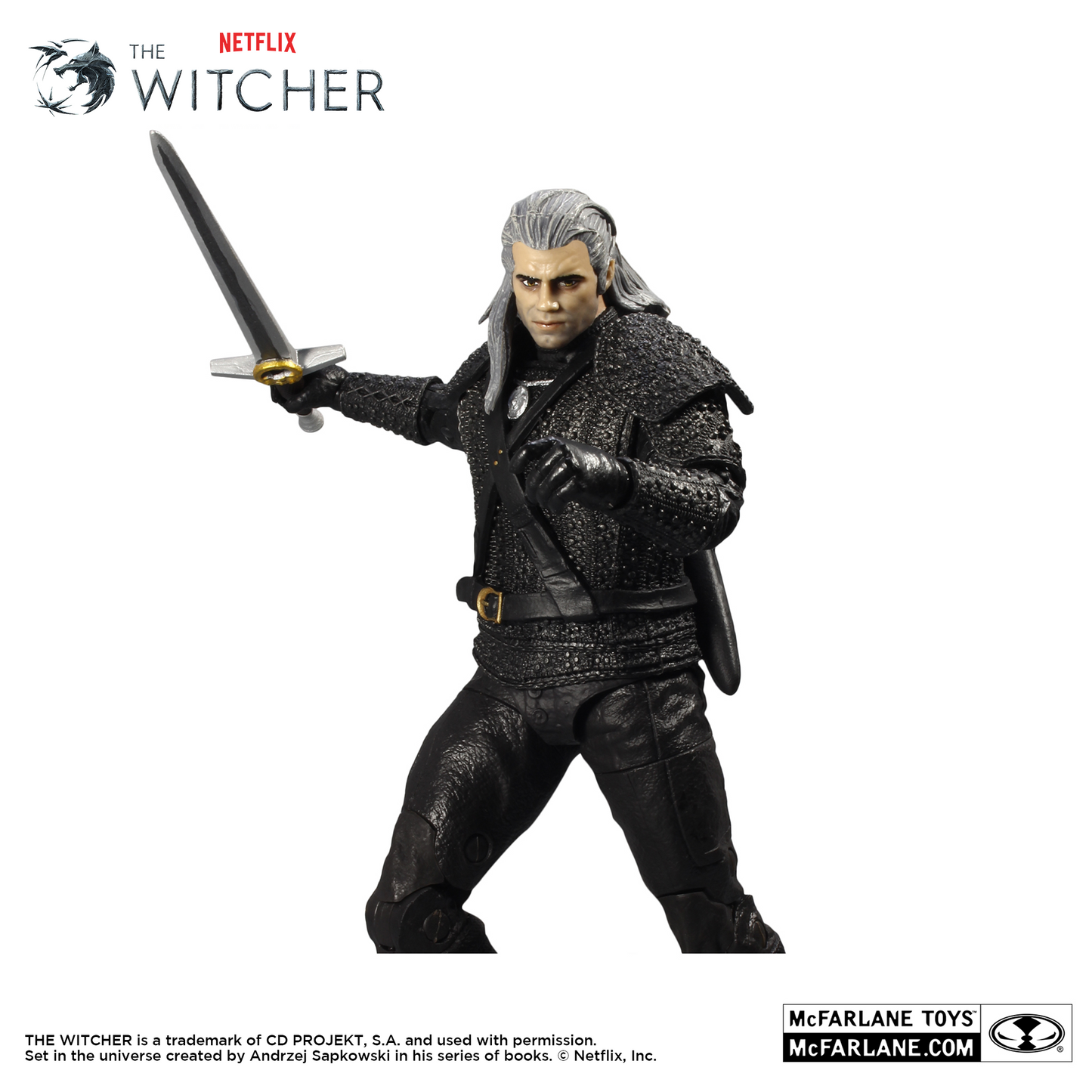 McFarlane Toys: The Witcher - Geralt of Rivia (Season 1) - 7IN Action Figure