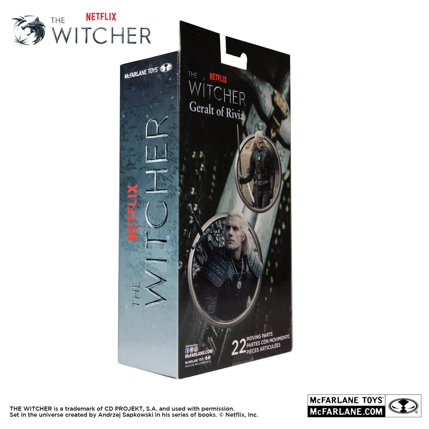 McFarlane Toys: The Witcher - Geralt of Rivia (Season 1) - 7IN Action Figure