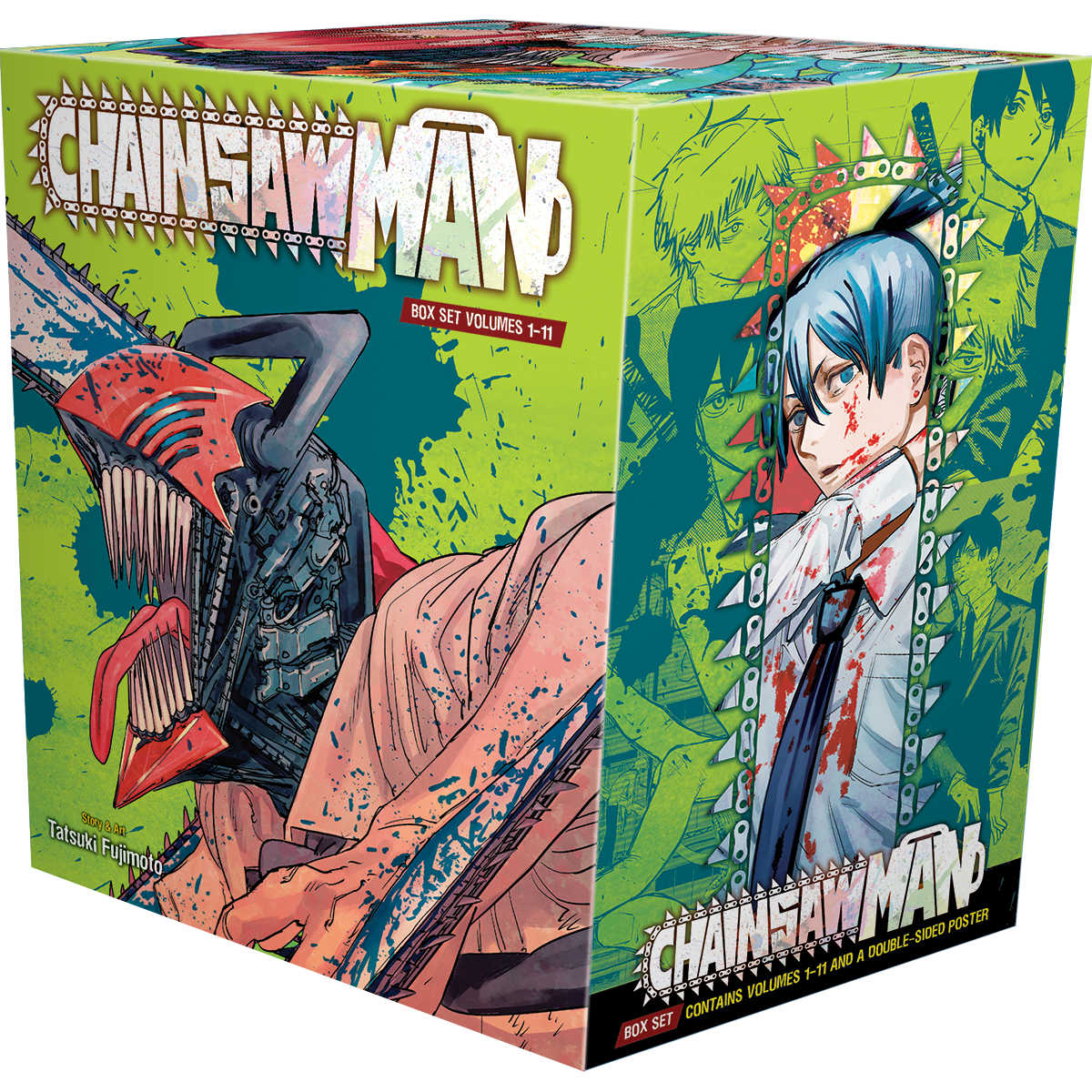 Chainsaw Man (Paperback) Box Set (Vol. 01-11)