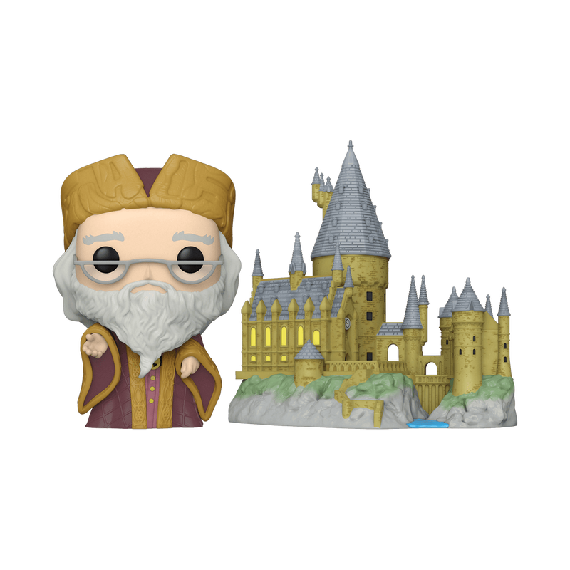 POP! Town: Harry Potter #27 Albus Dumbledore With Hogwarts Vinyl Figure