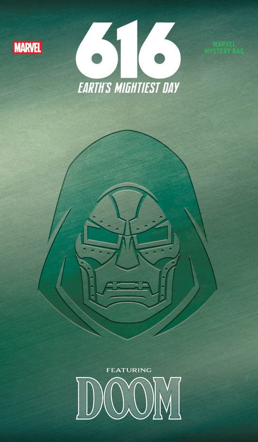 Comic book cover featuring a hooded figure with a green background and Marvel branding.