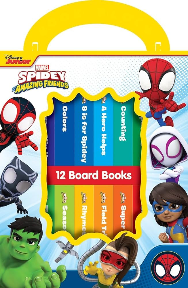 Disney Junior: Marvel Spidey & His Amazing Friends -  My First Library (12 Books)