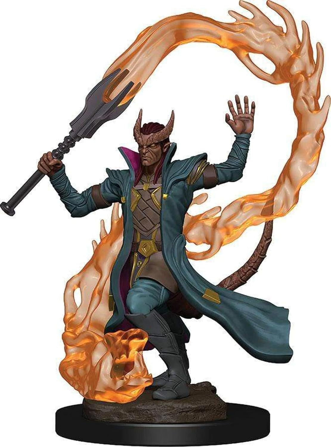 Dungeons & Dragons: Icons of The Other Realms Premium Minatures - Tiefling Sorcerer