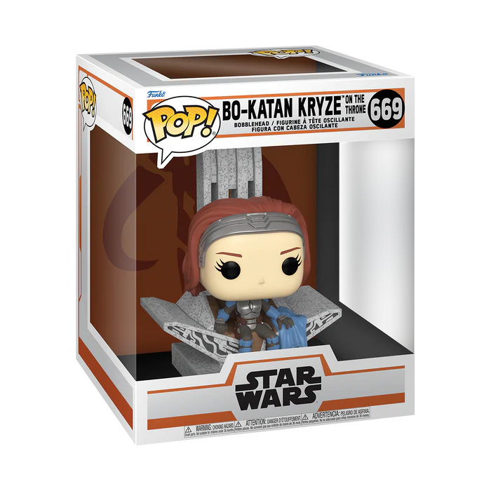 POP! Star Wars: The Mandalorian #669 Bo-Katan Kryze On The Throne Deluxe Vinyl Figure