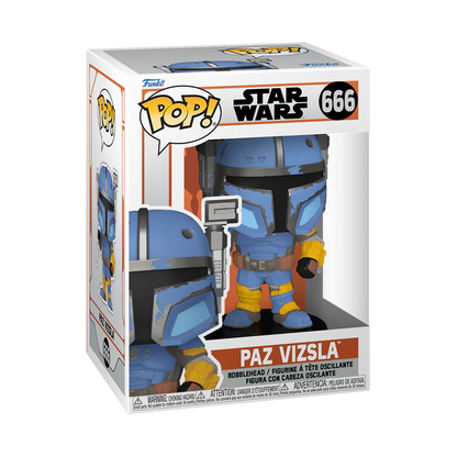 POP! Star Wars: The Mandalorian #666 Paz Vizsla Vinyl Figure