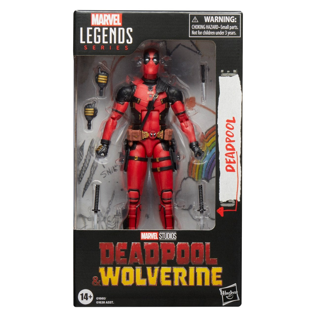 MARVEL LEGENDS 6IN DEADPOOL & WOLVERINE DEADPOOL AF