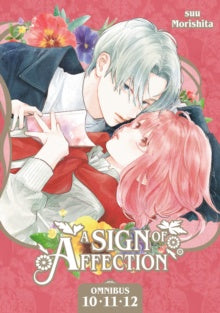 Manga book cover titled 'A Sign of Affection' with two characters embracing.