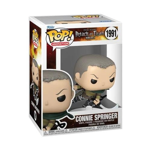 Funko Pop! vinyl figure packaging of Connie Springer from Attack on Titan