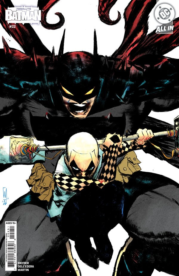 Comic book cover featuring a superhero in a dynamic pose with a white background