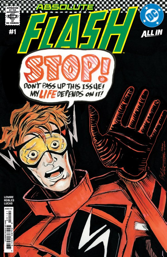 Absolute Flash #1 Cover I 1:25 Jeff Lemire Variant