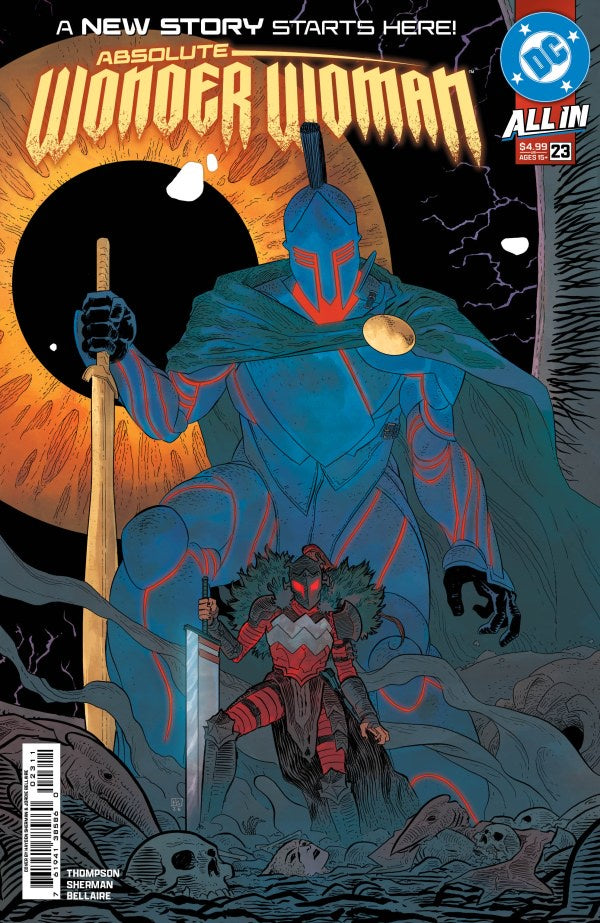 ABSOLUTE ARES IS HERE — AND THE EPIC HERETIC ARC BEGINS! Back from the underworld, Diana returns to Area 41 with more than justice on her mind. What she finds is not what she expected, but neither is life in Gateway, as a new threat is rising. Unfortunately, Diana recognizes this particular threat... the gods themselves have come to Gateway City!