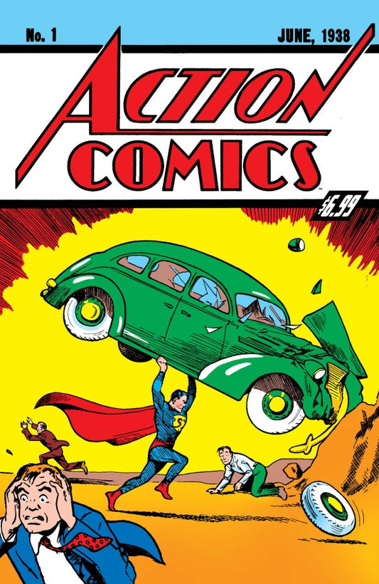 The debut of the world's most recognizable superhero! Learn the original origin of the Man of Steel in his very first appearance! This issue also features the first appearance of Superman's Lois Lane and the superhero magician Zatara!
