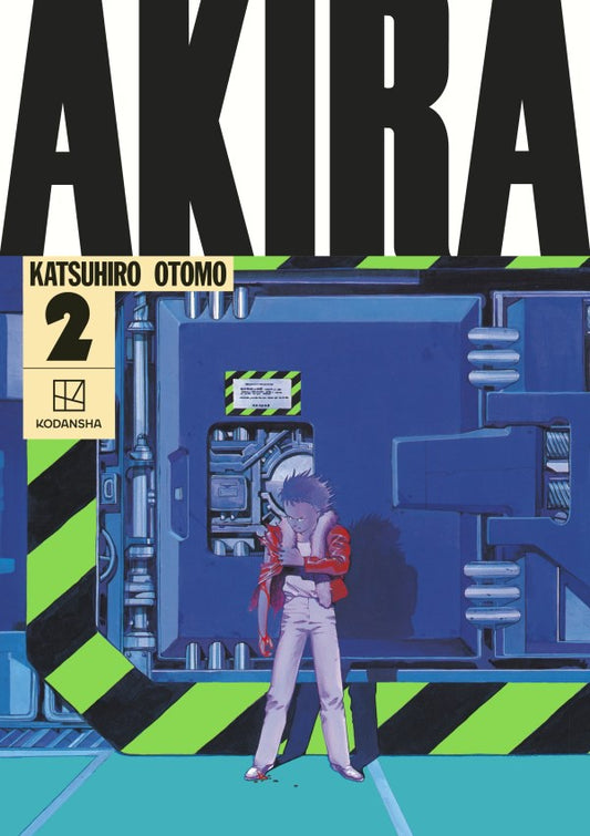 Cover of 'Akira' manga volume 2 by Katsuhiro Otomo with a futuristic cityscape and character.