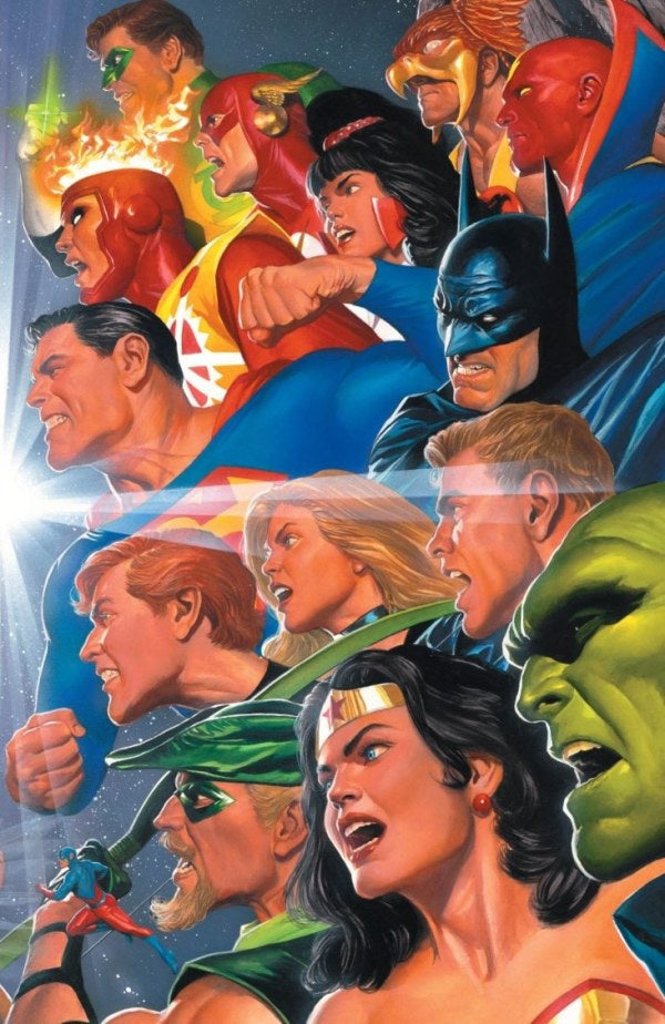 The World's Greatest team-up of Earth's Mightiest Heroes climaxes with the fate of both universes hanging in the balance! This one is crammed full of everything you read comics for. Don't miss it!