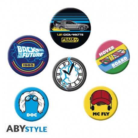 BACK TO THE FUTURE - Badge Pack - Symbols