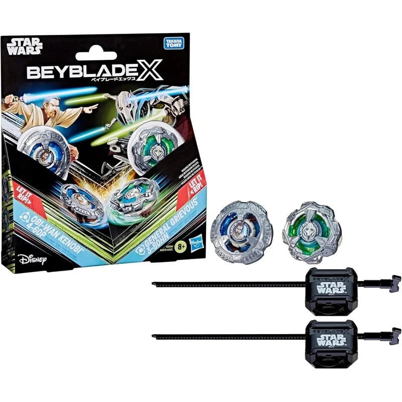 BEYBLADE X - Obi-Wan Kenobi 4-60P & General Grievous 3-80HN