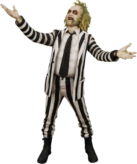 Beetlejuice 1988 Stripe Suit Talking 1/4 Action Figure