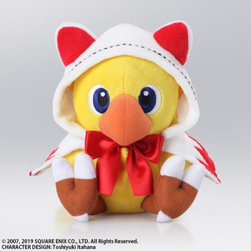 Plush toy with fox-like design on a white background