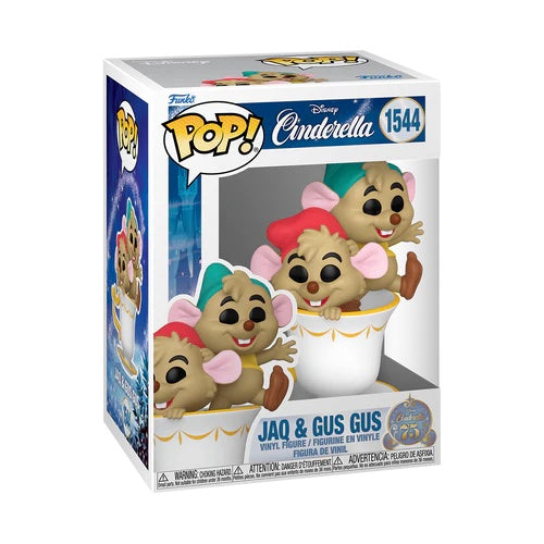 CINDERELLA 75TH ANNIVERSARY - POP Disney #1544 - Jaq and Gus Gus