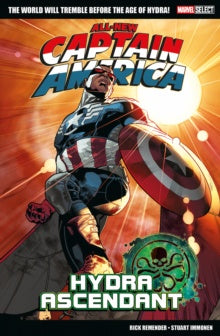Comic book cover featuring Captain America with a glowing effect and 'Hydra Ascendant' text.