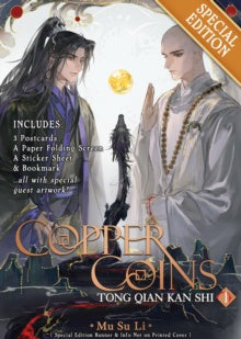 Book cover of 'Clopper Coins' with two characters and promotional text.