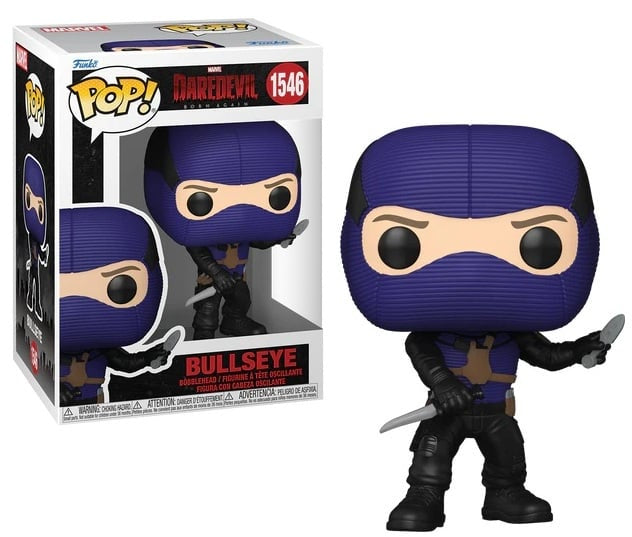 Funko Pop! vinyl figure of Bullseye from Daredevil with packaging