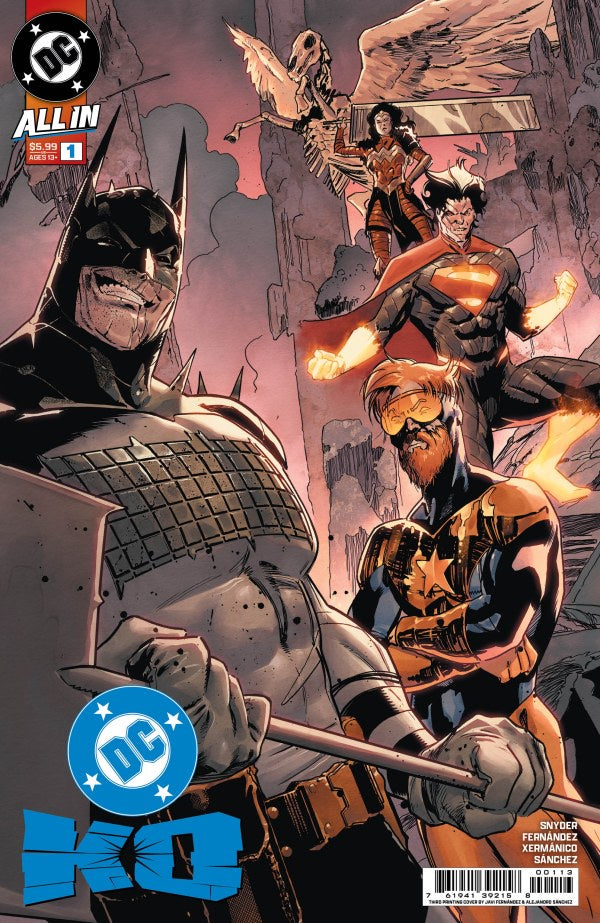 DC K.O. #1 3rd Printing Javier Fernández