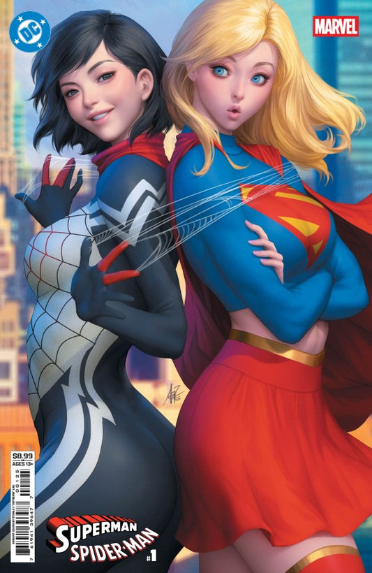 DC / Marvel: Superman / Spider-Man #1 Cover M Stanley 'Artgerm' Lau Variant