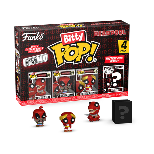 DEADPOOL - Bitty Pop 4 Pack 2.5cm - Dinopool