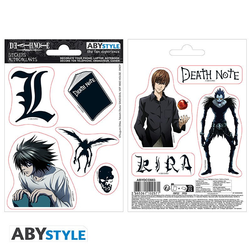 DEATH NOTE Stickers Icons Death Note (16 x11cm)