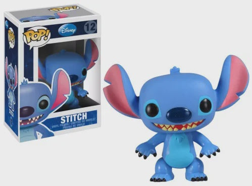 Blue and pink Stitch figure from Funko Pop! with packaging