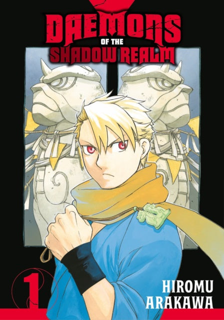 Manga book cover titled 'Daemons of the Shadow Realm' with a character and dragon illustration.