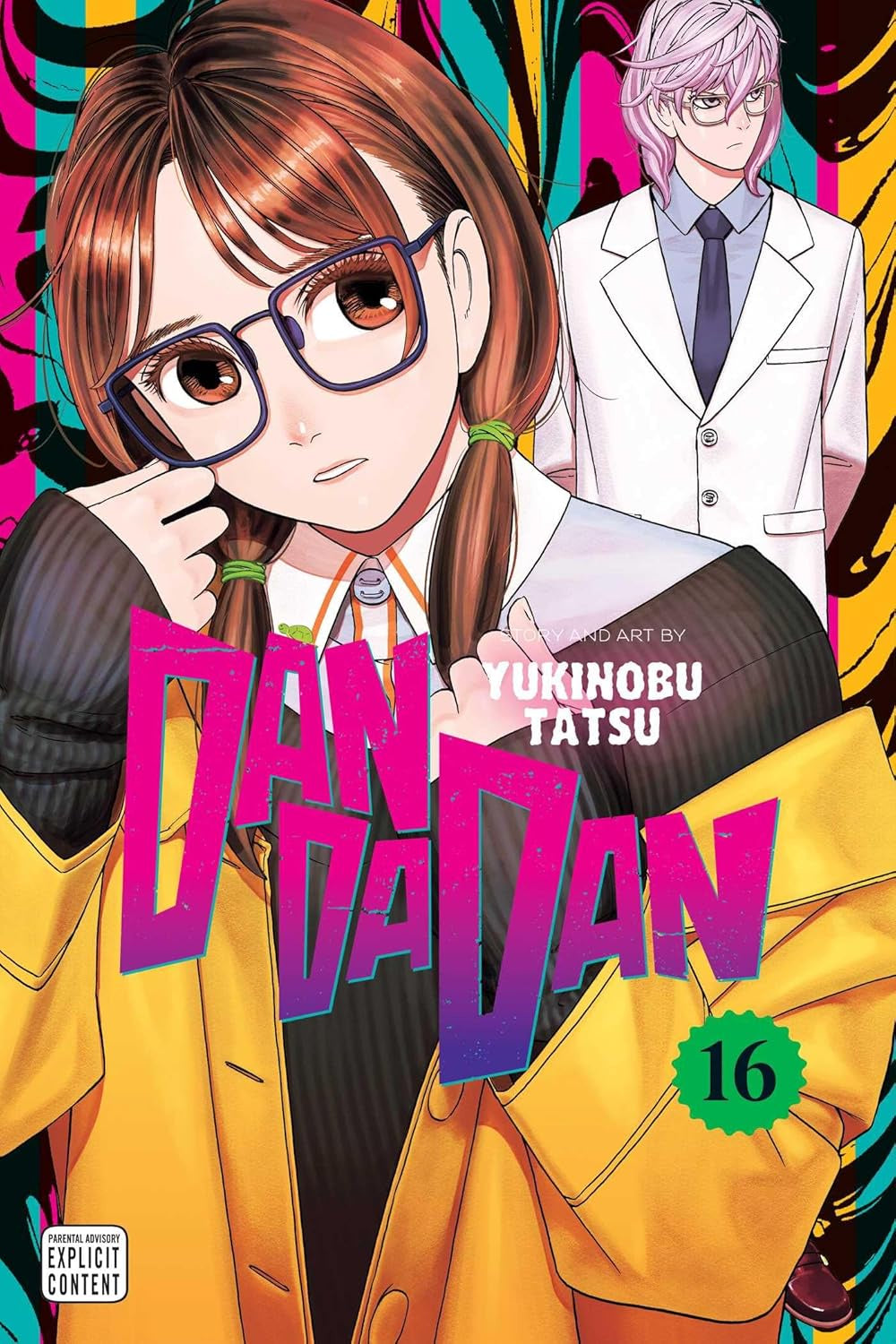 Cover of 'DAN D'NA DAN' manga with two characters and colorful background
