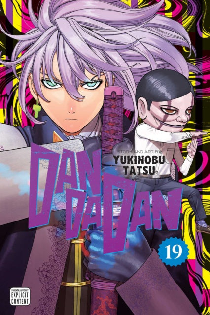 Manga book cover featuring two characters with a colorful background