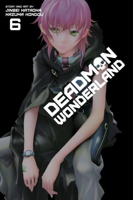 Manga book cover of 'Deadman Wonderland' with an anime character and title.