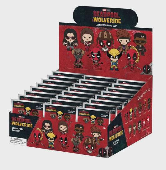 Deadpool Movie 3d Bag Clip Blind Box Display
