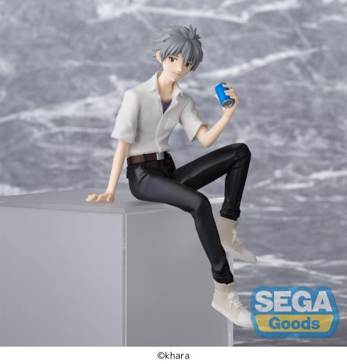 Figure of a person sitting on a ledge holding a can, with 'SEGA Goods' logo in the corner.