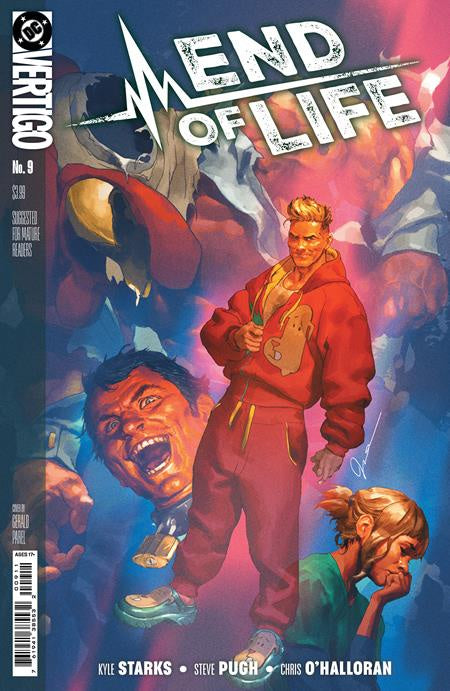 Comic book cover for Nergic No. 9, featuring illustrated characters in a dramatic scene with the title 'END OF LIFE' across the top.