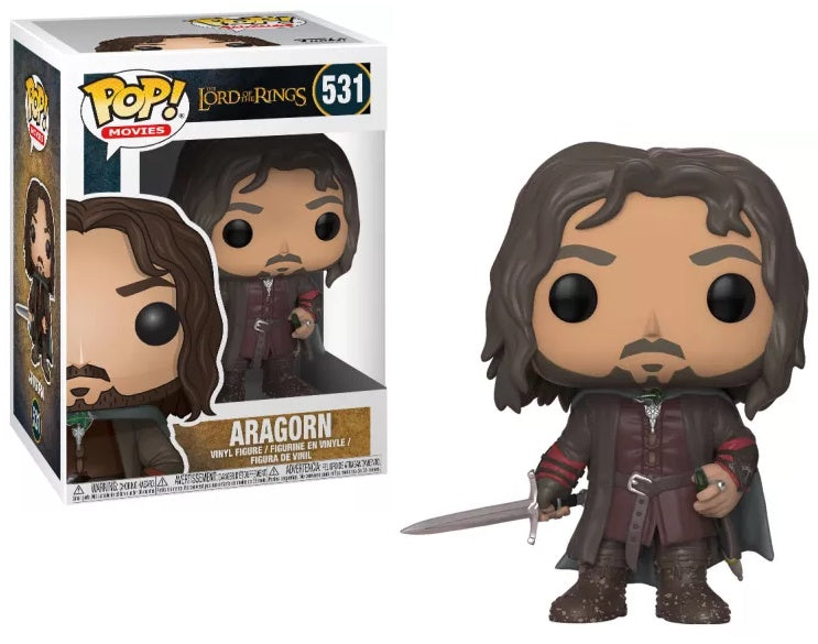 POP! Movies: The Lord of The Rings #531 Aragorn Vinyl Figure
