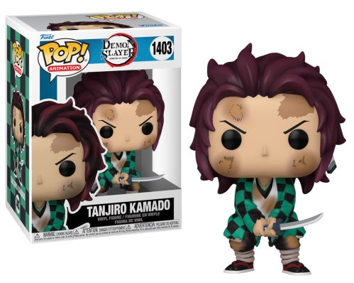 POP! Animation: Demon Slayer: Kimetsu No Yaiba #1403 Tanjiro Kamado Vinyl Figure