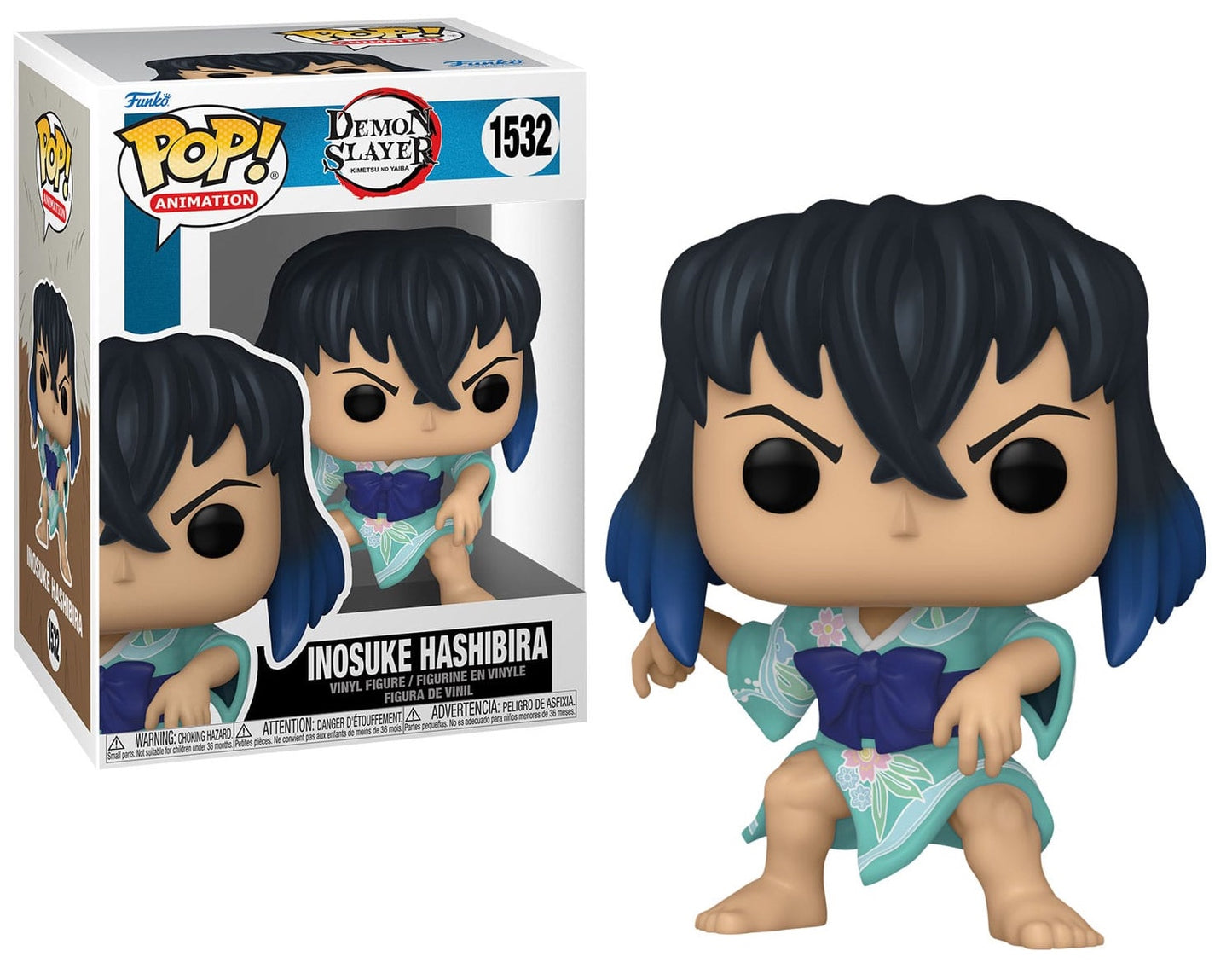POP! Animation: Demon Slayer: Kimetsu No Yaiba #1532 Inosuke Hashibira Vinyl Figure