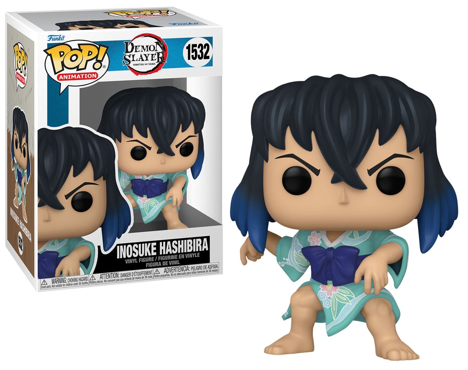 POP! Animation: Demon Slayer: Kimetsu No Yaiba #1532 Inosuke Hashibira Vinyl Figure