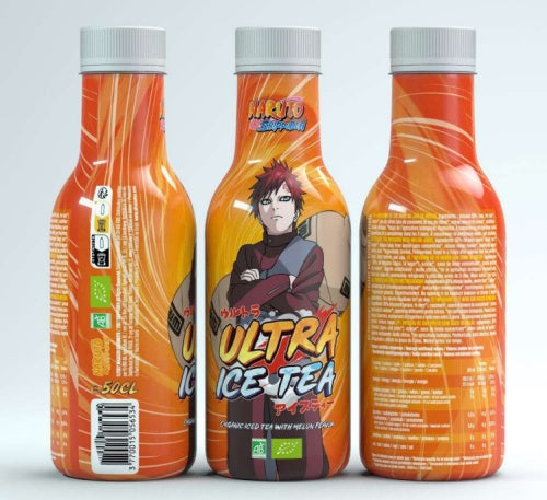 NARUTO SHIPPUDEN - Ultra Ice Tea - Gaara - Bottle 50 Cl