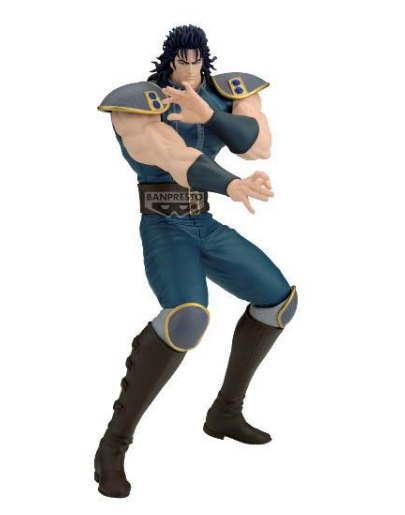 Action figure of a character in a dynamic pose on a white background