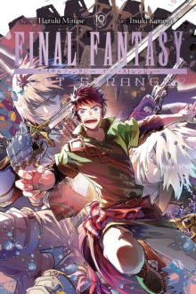Comic book cover featuring an anime-style character with a sword, colorful background, and 'Final Fantasy' branding.