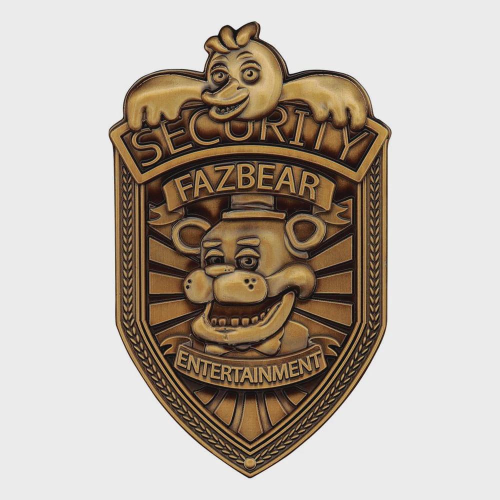 FIVE NIGHTS AT FREDDY'S - Replica Security Badge - Limited Edition