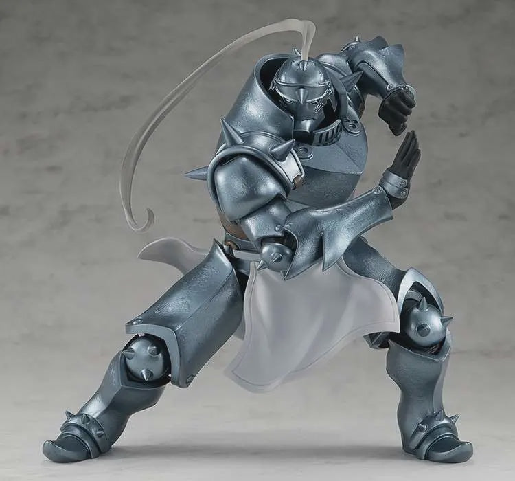 Metallic robot figure on a neutral background