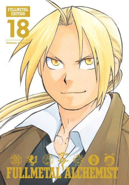Manga book cover of 'Fullmetal Alchemist' with a character's face and edition details.