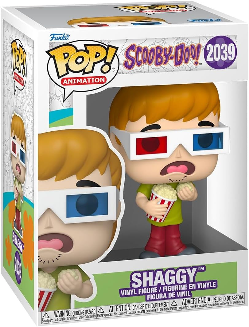 Funko Pop! vinyl figure packaging featuring Shaggy from Scooby-Doo.